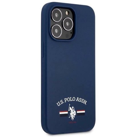 Etui U.S. Polo Assn. Silicone Collection na iPhone 13 Pro Max - granatowe Etui U.S. Polo Assn. Silicone Collection na iPhone 13 Pro Max - granatowe