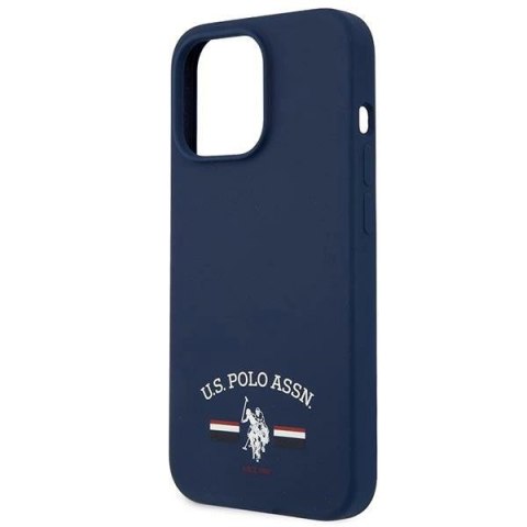 Etui U.S. Polo Assn. Silicone Collection na iPhone 13 Pro Max - granatowe Etui U.S. Polo Assn. Silicone Collection na iPhone 13 Pro Max - granatowe