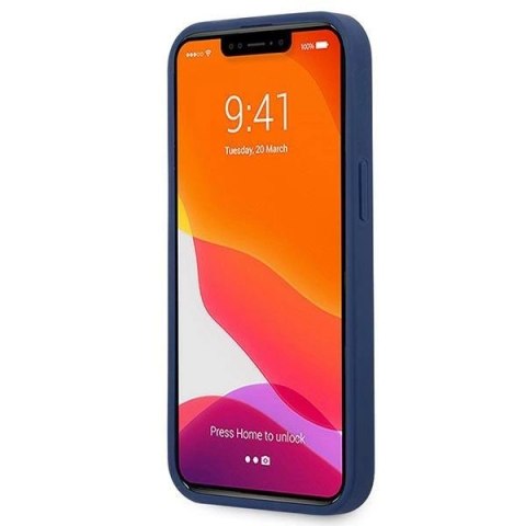 Etui U.S. Polo Assn. Silicone Collection na iPhone 13 mini - granatowe