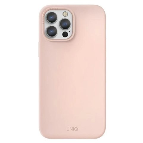 Etui UNIQ Lino Hue MagSafe na iPhone 13 Pro / iPhone 13 - różowe Etui UNIQ Lino Hue MagSafe na iPhone 13 Pro / iPhone 13 - różowe