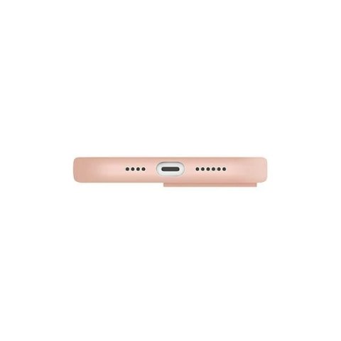 Etui UNIQ Lino Hue MagSafe na iPhone 13 Pro / iPhone 13 - różowe Etui UNIQ Lino Hue MagSafe na iPhone 13 Pro / iPhone 13 - różowe
