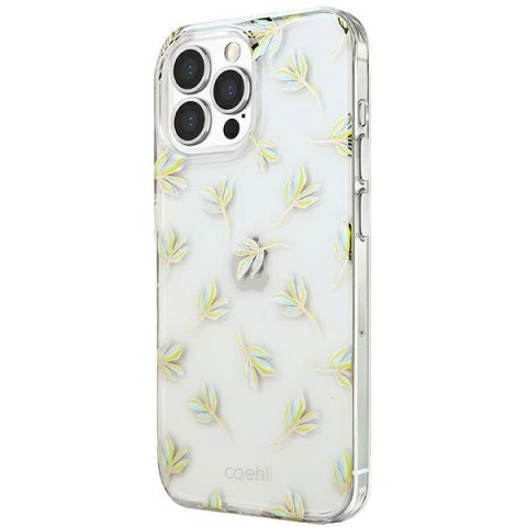 Etui Uniq Coehl Fleur na iPhone 13 Pro / iPhone 13 - niebieskie Etui Uniq Coehl Fleur na iPhone 13 Pro / iPhone 13 - niebieskie