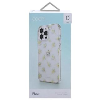Etui Uniq Coehl Fleur na iPhone 13 Pro / iPhone 13 - niebieskie