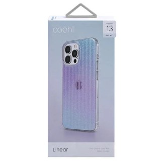Etui Uniq Coehl Linear na iPhone 13 Pro Max - różowo-niebieskie
