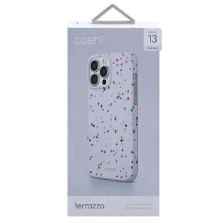 Etui Uniq Coehl Terrazzo na iPhone 13 Pro Max - białe