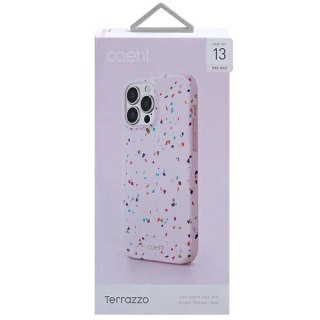 Etui Uniq Coehl Terrazzo na iPhone 13 Pro Max - różowe