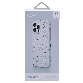 Etui Uniq Coehl Terrazzo na iPhone 13 Pro / iPhone 13 - białe