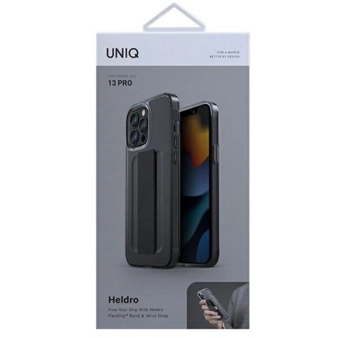 Etui Uniq Heldro na iPhone 13 Pro / iPhone 13 - szare