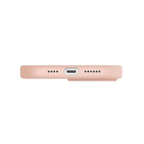 Etui Uniq Lino na iPhone 13 Pro / iPhone 13 - różowe Etui Uniq Lino na iPhone 13 Pro / iPhone 13 - różowe