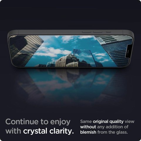 Szkło hartowane Spigen Glas.tR EZ Fit AntiBlue na iPhone 13 / 13 Pro / 14 / 16e - 2 szt. Szkło hartowane Spigen Glas.tR EZ Fit AntiBlue na iPhone 13 / 13 Pro / 14 / 16e - 2 szt.