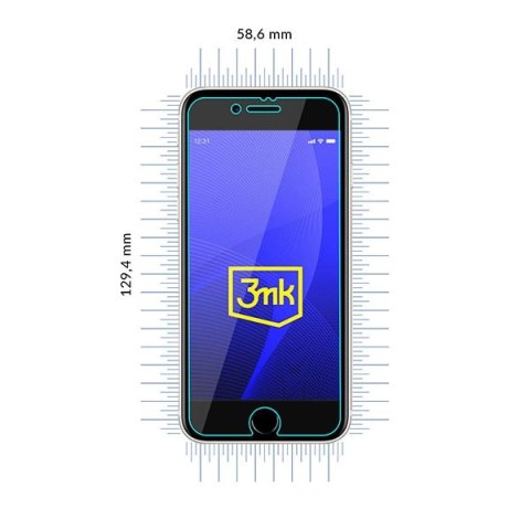 Szkło hybrydowe 3mk FlexibleGlass™ na iPhone SE 2020 / iPhone SE 2022