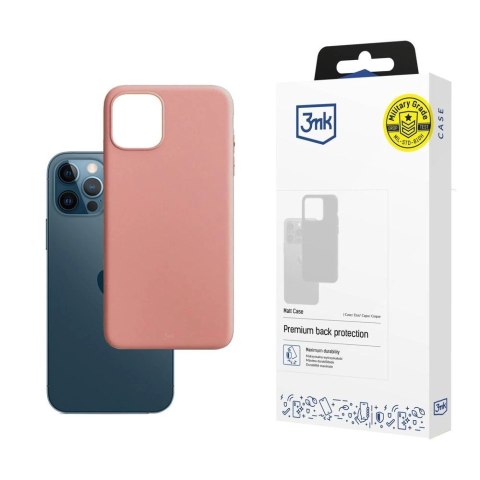 Etui 3mk Matt Case na iPhone 12 / 12 Pro - różowe Etui 3mk Matt Case na iPhone 12 / 12 Pro - różowe