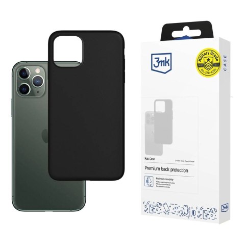 Etui 3mk Matt Case na iPhone 12/12 Pro - czarne Etui 3mk Matt Case na iPhone 12/12 Pro - czarne