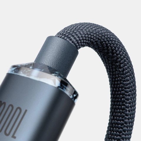 Kabel Baseus CAJY000701 USB-C - USB-C PD 100W 5A 480Mb/s 1,2m - fioletowy Kabel Baseus CAJY000701 USB-C - USB-C PD 100W 5A 480Mb/s 1,2m - fioletowy
