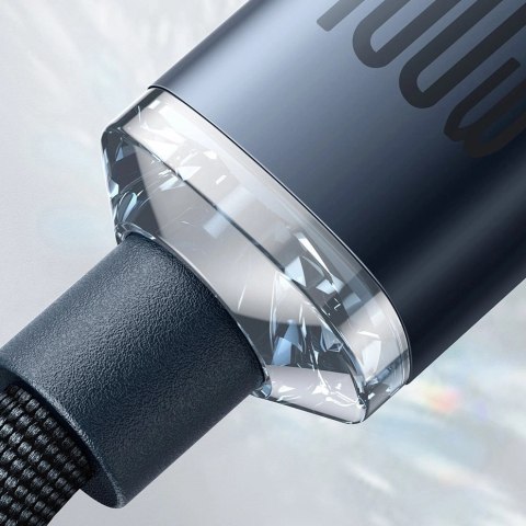 Kabel Baseus CAJY000701 USB-C - USB-C PD 100W 5A 480Mb/s 1,2m - fioletowy Kabel Baseus CAJY000701 USB-C - USB-C PD 100W 5A 480Mb/s 1,2m - fioletowy