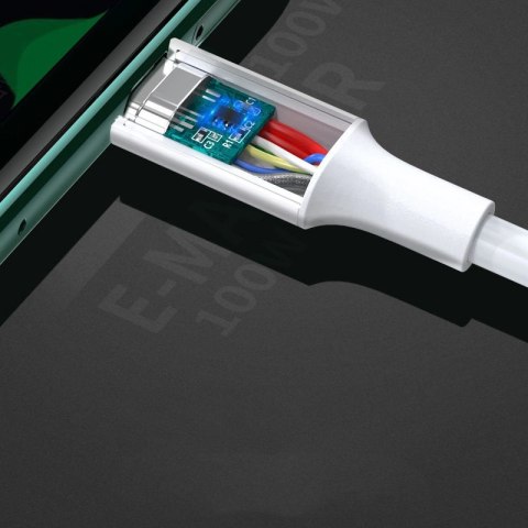 Kabel Ugreen US300 USB-C - USB-C PD QC FCP 100W 5A 480Mb/s 2m - biały Kabel Ugreen US300 USB-C - USB-C PD QC FCP 100W 5A 480Mb/s 2m - biały