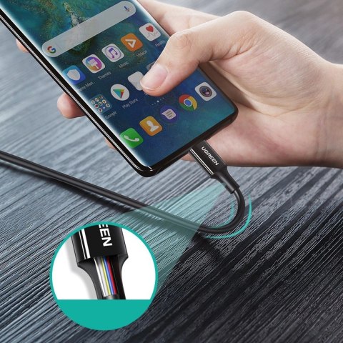 Kabel Ugreen US300 USB-C - USB-C PD QC FCP 100W 5A 480Mb/s 2m - biały Kabel Ugreen US300 USB-C - USB-C PD QC FCP 100W 5A 480Mb/s 2m - biały