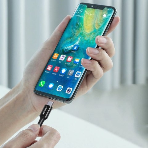 Kabel Ugreen US300 USB-C - USB-C PD QC FCP 100W 5A 480Mb/s 2m - biały Kabel Ugreen US300 USB-C - USB-C PD QC FCP 100W 5A 480Mb/s 2m - biały