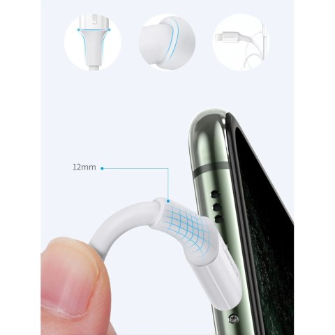 Ugreen kabel przewód MFi USB Typ C - Lightning 20W 3A 0.25 m biały (US171) Ugreen kabel przewód MFi USB Typ C - Lightning 20W 3A 0.25 m biały (US171)
