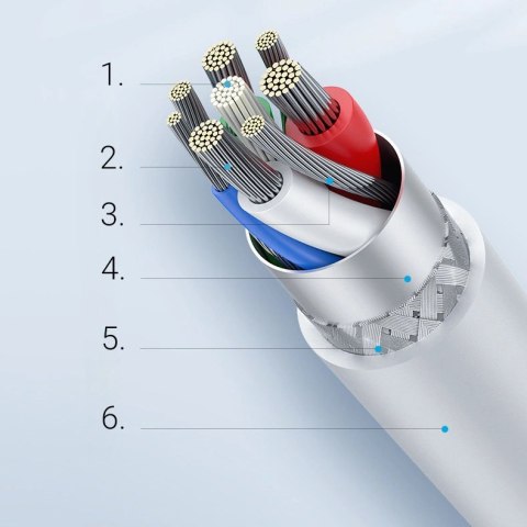 Ugreen kabel przewód MFi USB Typ C - Lightning 20W 3A 0.25 m biały (US171) Ugreen kabel przewód MFi USB Typ C - Lightning 20W 3A 0.25 m biały (US171)