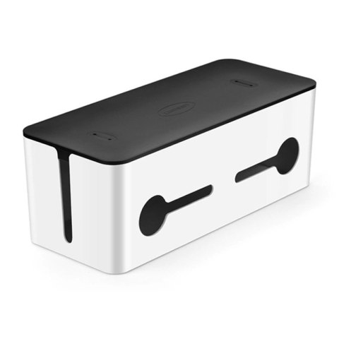 Ugreen organizer do kabli pudełko pojemnik na listwy L 42,5x17,5x15,5cm czarno-biały (LP110) Ugreen organizer do kabli pudełko pojemnik na listwy L 42,5x17,5x15,5cm czarno-biały (LP110)