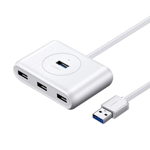 Ugreen wielofunkcyjny HUB USB - 4 x USB 3.0 1m biały (CR113) Ugreen wielofunkcyjny HUB USB - 4 x USB 3.0 1m biały (CR113)