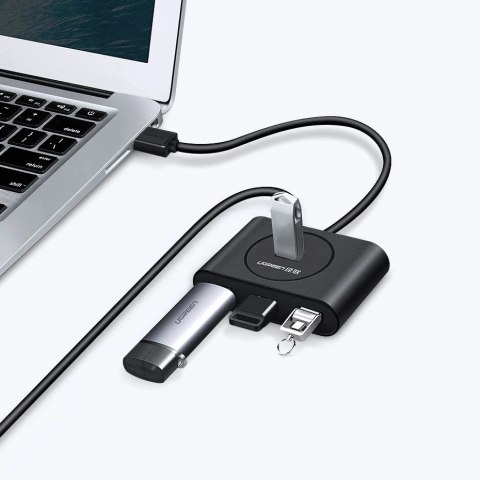 Ugreen wielofunkcyjny HUB USB - 4 x USB 3.0 1m biały (CR113) Ugreen wielofunkcyjny HUB USB - 4 x USB 3.0 1m biały (CR113)