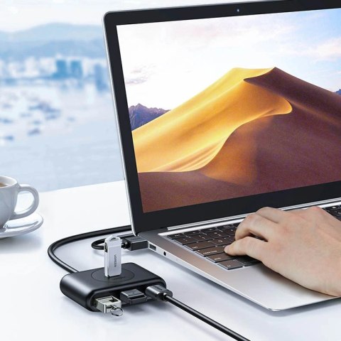 Ugreen wielofunkcyjny HUB USB - 4 x USB 3.0 1m biały (CR113) Ugreen wielofunkcyjny HUB USB - 4 x USB 3.0 1m biały (CR113)