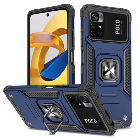 Wozinsky Ring Armor pancerne hybrydowe etui pokrowiec + magnetyczny uchwyt Mi Poco M4 Pro 5G / Redmi Note 11 5G (China) / Redmi Wozinsky Ring Armor pancerne hybrydowe etui pokrowiec + magnetyczny uchwyt Mi Poco M4 Pro 5G / Redmi Note 11 5G (China) / Redmi