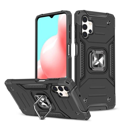 Wozinsky Ring Armor pancerne hybrydowe etui pokrowiec + magnetyczny uchwyt Samsung Galaxy A13 5G czarny Wozinsky Ring Armor pancerne hybrydowe etui pokrowiec + magnetyczny uchwyt Samsung Galaxy A13 5G czarny