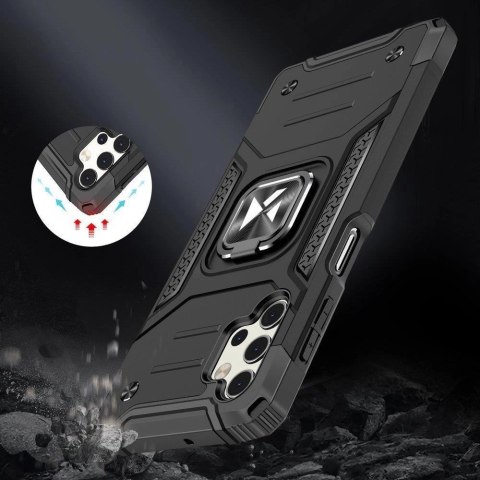 Wozinsky Ring Armor pancerne hybrydowe etui pokrowiec + magnetyczny uchwyt Samsung Galaxy A13 5G czarny Wozinsky Ring Armor pancerne hybrydowe etui pokrowiec + magnetyczny uchwyt Samsung Galaxy A13 5G czarny