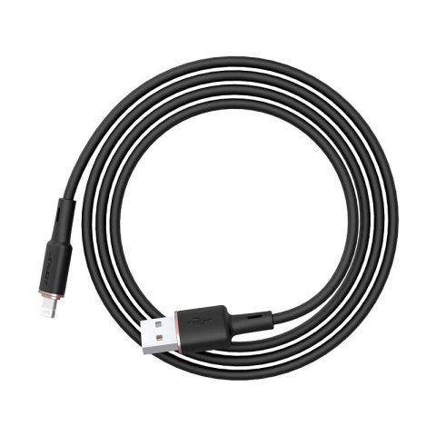 Acefast kabel MFI USB - Lightning 1,2m, 2,4A czarny (C2-02 black) Acefast kabel MFI USB - Lightning 1,2m, 2,4A czarny (C2-02 black)
