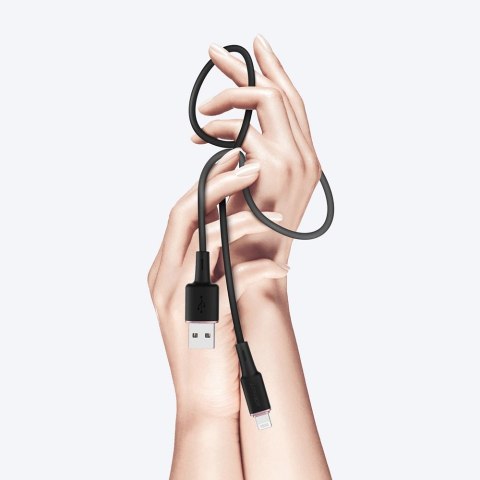 Acefast kabel MFI USB - Lightning 1,2m, 2,4A czarny (C2-02 black) Acefast kabel MFI USB - Lightning 1,2m, 2,4A czarny (C2-02 black)