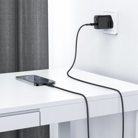 Acefast kabel MFI USB - Lightning 1,8m, 2,4A czarny (C4-02 A Black) Acefast kabel MFI USB - Lightning 1,8m, 2,4A czarny (C4-02 A Black)