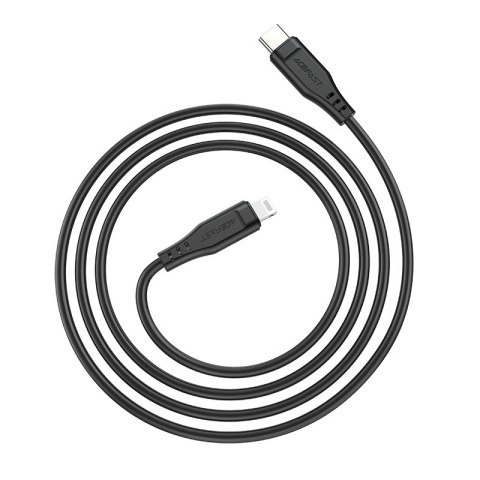 Acefast kabel MFI USB Typ C - Lightning 1,2m, 30W, 3A czarny (C3-01 black) Acefast kabel MFI USB Typ C - Lightning 1,2m, 30W, 3A czarny (C3-01 black)