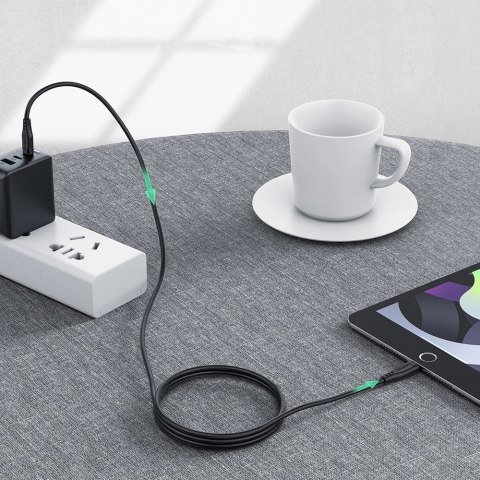 Acefast kabel MFI USB Typ C - Lightning 1,2m, 30W, 3A czarny (C3-01 black) Acefast kabel MFI USB Typ C - Lightning 1,2m, 30W, 3A czarny (C3-01 black)