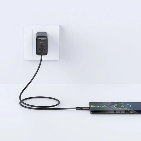Acefast kabel USB - USB Typ C 1,2m, 3A biały (C3-04 white) Acefast kabel USB - USB Typ C 1,2m, 3A biały (C3-04 white)