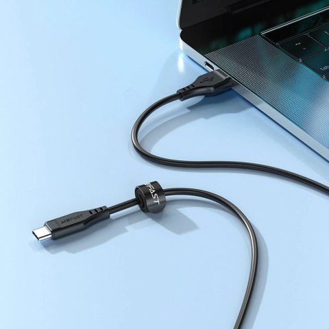 Acefast kabel USB - USB Typ C 1,2m, 3A czarny (C3-04 black) Acefast kabel USB - USB Typ C 1,2m, 3A czarny (C3-04 black)