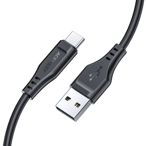 Acefast kabel USB - USB Typ C 1,2m, 3A czarny (C3-04 black) Acefast kabel USB - USB Typ C 1,2m, 3A czarny (C3-04 black)