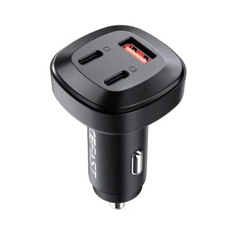 Acefast ładowarka samochodowa 66W 2x USB Typ C / USB, PPS, Power Delivery, Quick Charge 4.0, AFC, FCP, SCP czarny (B3 black) Acefast ładowarka samochodowa 66W 2x USB Typ C / USB, PPS, Power Delivery, Quick Charge 4.0, AFC, FCP, SCP czarny (B3 black)
