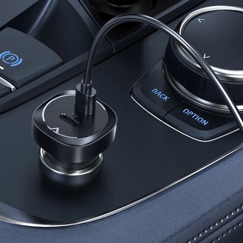 Acefast ładowarka samochodowa 72W 2x USB Typ C, PPS, Power Delivery, Quick Charge 3.0, AFC, FCP czarny (B2 black) Acefast ładowarka samochodowa 72W 2x USB Typ C, PPS, Power Delivery, Quick Charge 3.0, AFC, FCP czarny (B2 black)
