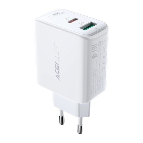 Acefast ładowarka sieciowa USB Typ C / USB 32W, PPS, PD, QC 3.0, AFC, FCP biały (A5 white) Acefast ładowarka sieciowa USB Typ C / USB 32W, PPS, PD, QC 3.0, AFC, FCP biały (A5 white)