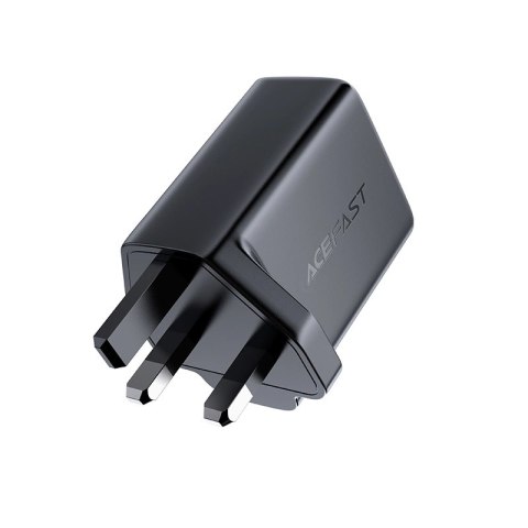 Acefast ładowarka sieciowa (wtyczka UK) USB Typ C / USB 32W, PPS, PD, QC 3.0, AFC, FCP czarny (A8 black) Acefast ładowarka sieciowa (wtyczka UK) USB Typ C / USB 32W, PPS, PD, QC 3.0, AFC, FCP czarny (A8 black)