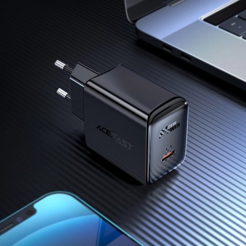 Acefast szybka ładowarka sieciowa USB Typ C 20W Power Delivery biały (A1 EU white) Acefast szybka ładowarka sieciowa USB Typ C 20W Power Delivery biały (A1 EU white)