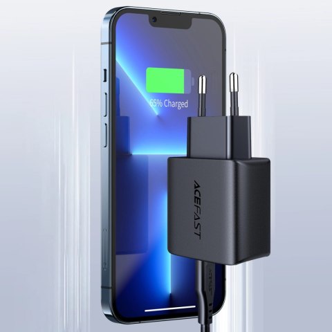 Acefast szybka ładowarka sieciowa USB Typ C 20W Power Delivery biały (A1 EU white) Acefast szybka ładowarka sieciowa USB Typ C 20W Power Delivery biały (A1 EU white)