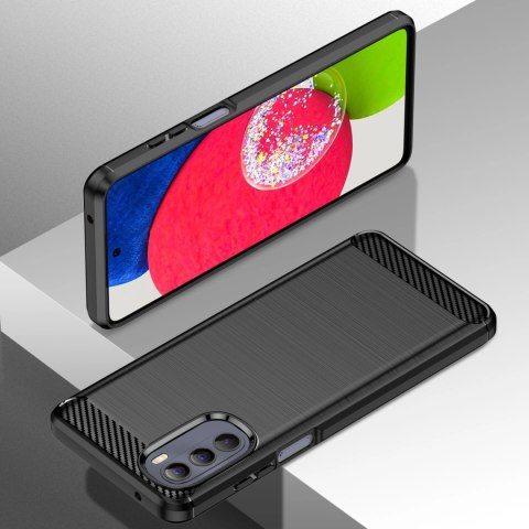 Carbon Case elastyczne etui pokrowiec Motorola Moto G Stylus 2022 czarny Carbon Case elastyczne etui pokrowiec Motorola Moto G Stylus 2022 czarny