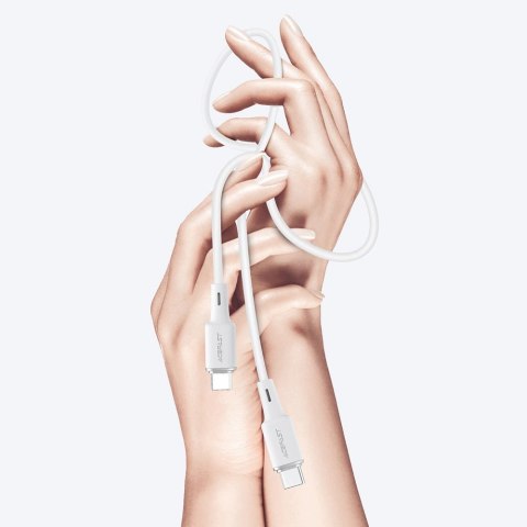 Kabel Acefast C2-03-C-C USB-C - USB-C PD QC 60W 3A 480Mb/s 1,2m - biały