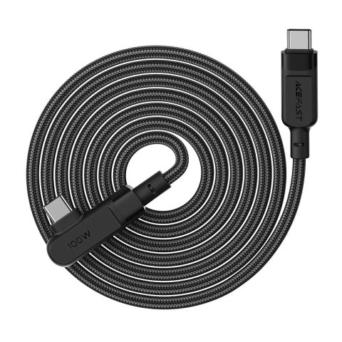 Kabel Acefast C5-03 Black USB-C - USB-C PD QC 100W 5A 480Mb/s 2m - czarny Kabel Acefast C5-03 Black USB-C - USB-C PD QC 100W 5A 480Mb/s 2m - czarny