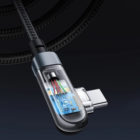 Kabel Acefast C5-03 Black USB-C - USB-C PD QC 100W 5A 480Mb/s 2m - czarny Kabel Acefast C5-03 Black USB-C - USB-C PD QC 100W 5A 480Mb/s 2m - czarny