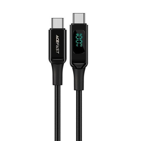 Kabel Acefast C6-03 Black USB-C - USB-C PD QC 100W 5A 480Mb/s 2m - czarny Kabel Acefast C6-03 Black USB-C - USB-C PD QC 100W 5A 480Mb/s 2m - czarny